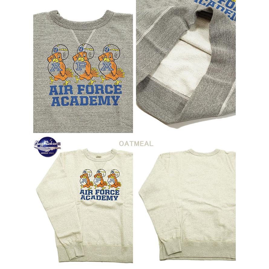 バズリクソンズ　BUZZ RICKSON'S　BR69451　セットインクルースウェット　SET-IN CREW SWEAT　[ AIR FORCE ACADEMY ]　スウェット　アメカジ　メンズ | BUZZ RICKSON'S | 02