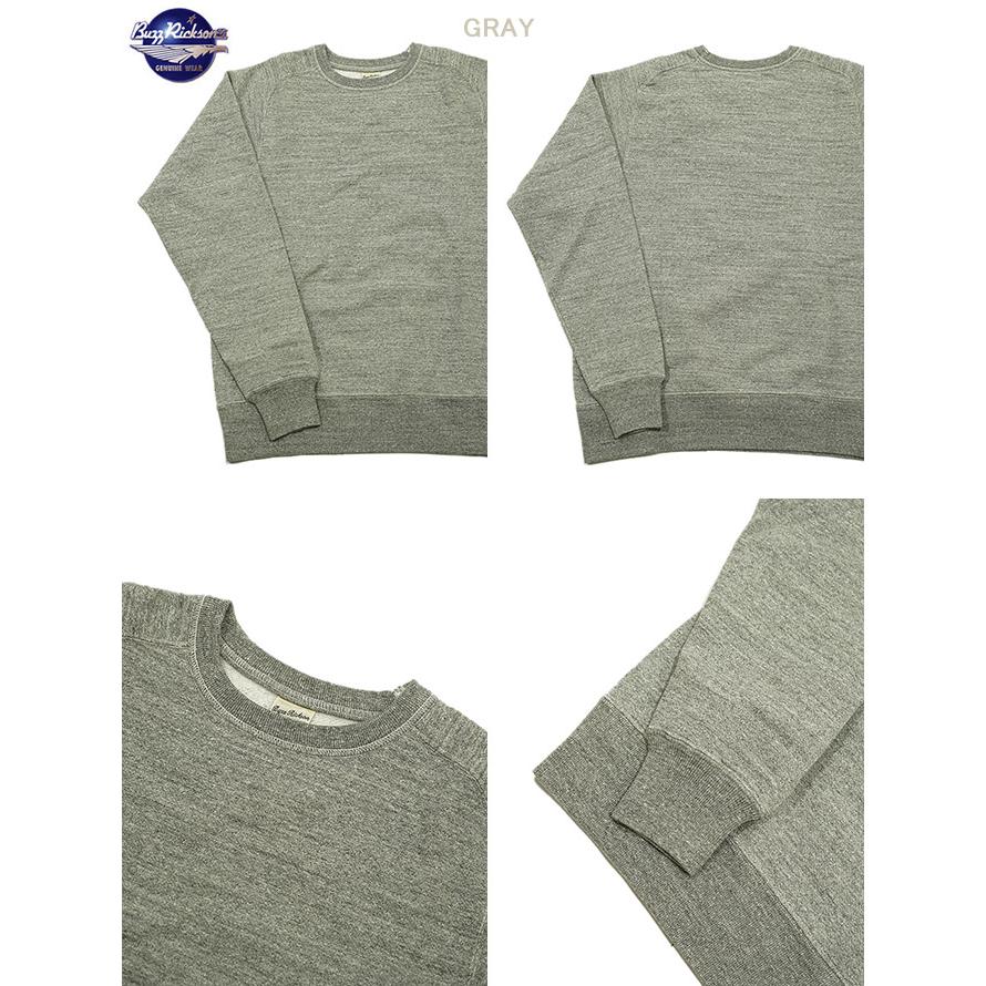 バズリクソンズ　BUZZ RICKSON'S　BR69463　FREEDOM SLEEVE SWEAT SHIRT　[ SOLID MODEL ]　無地タイプ　アメカジ　メンズ | BUZZ RICKSON'S | 04