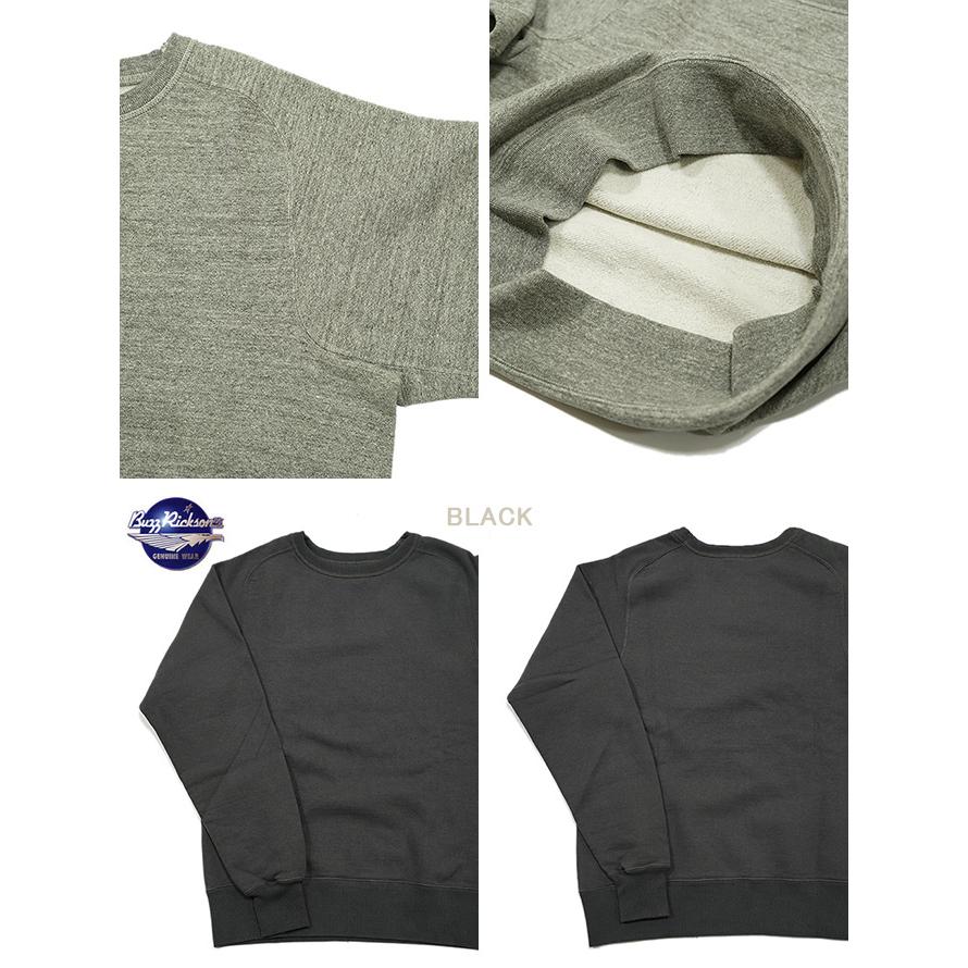 バズリクソンズ　BUZZ RICKSON'S　BR69463　FREEDOM SLEEVE SWEAT SHIRT　[ SOLID MODEL ]　無地タイプ　アメカジ　メンズ | BUZZ RICKSON'S | 05