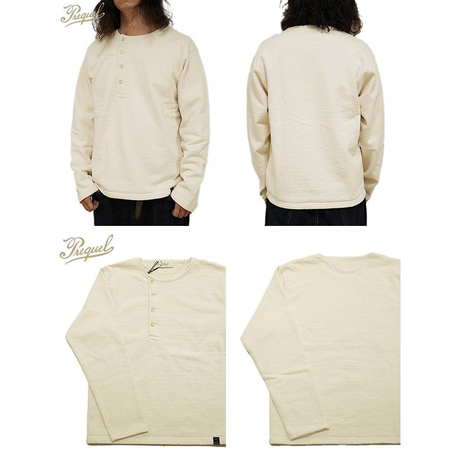 プリクエル　PREQUEL　C1001　ヘンリースウェットシャツ [ Henley Sweatshirt ]　ヘンリーネック　アメカジ   メンズ | ORGUEIL | 01