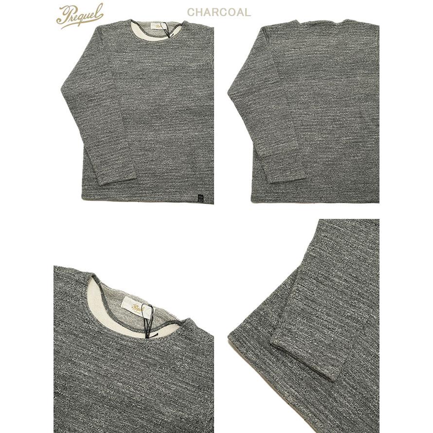 プリクエル　PREQUEL　C1003　リブスウェットシャツ　[ Ribbed Sweatshirt ]　バスクシャツ　アメカジ   メンズ | ORGUEIL | 01