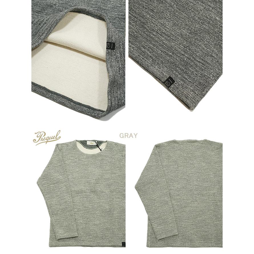 プリクエル　PREQUEL　C1003　リブスウェットシャツ　[ Ribbed Sweatshirt ]　バスクシャツ　アメカジ   メンズ | ORGUEIL | 02