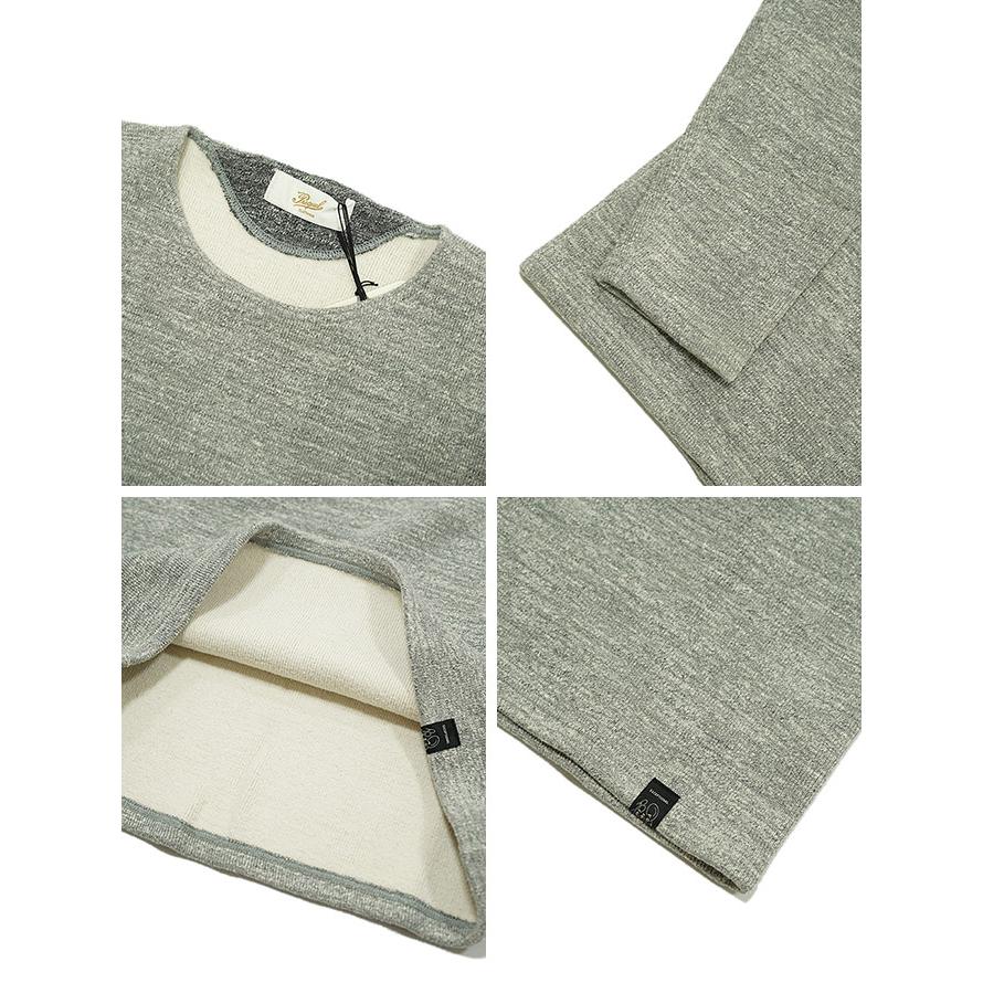 プリクエル　PREQUEL　C1003　リブスウェットシャツ　[ Ribbed Sweatshirt ]　バスクシャツ　アメカジ   メンズ | ORGUEIL | 03