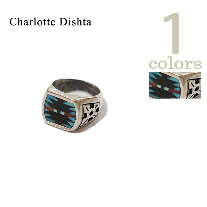 Charlotte Dishta（シャーロット・ディシタ）  インレイラグリング  ZUNI Ring   21号   Indian Jewelry   ZUNI | 