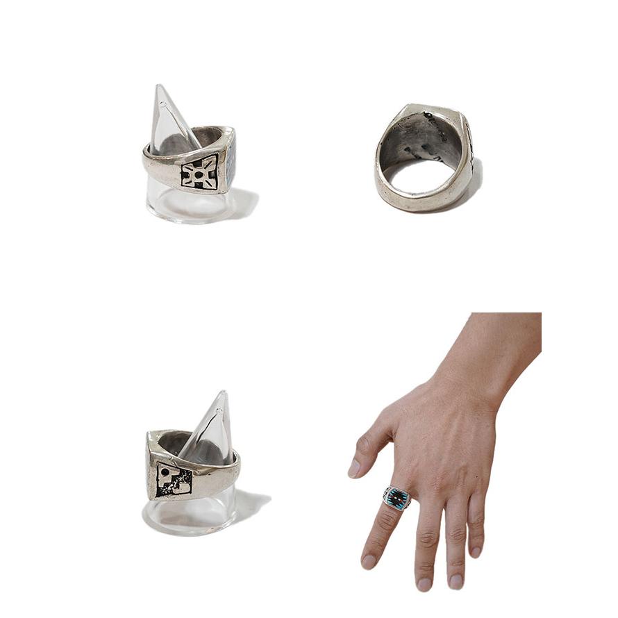 Charlotte Dishta（シャーロット・ディシタ）  インレイラグリング  ZUNI Ring   21号   Indian Jewelry   ZUNI |  | 01