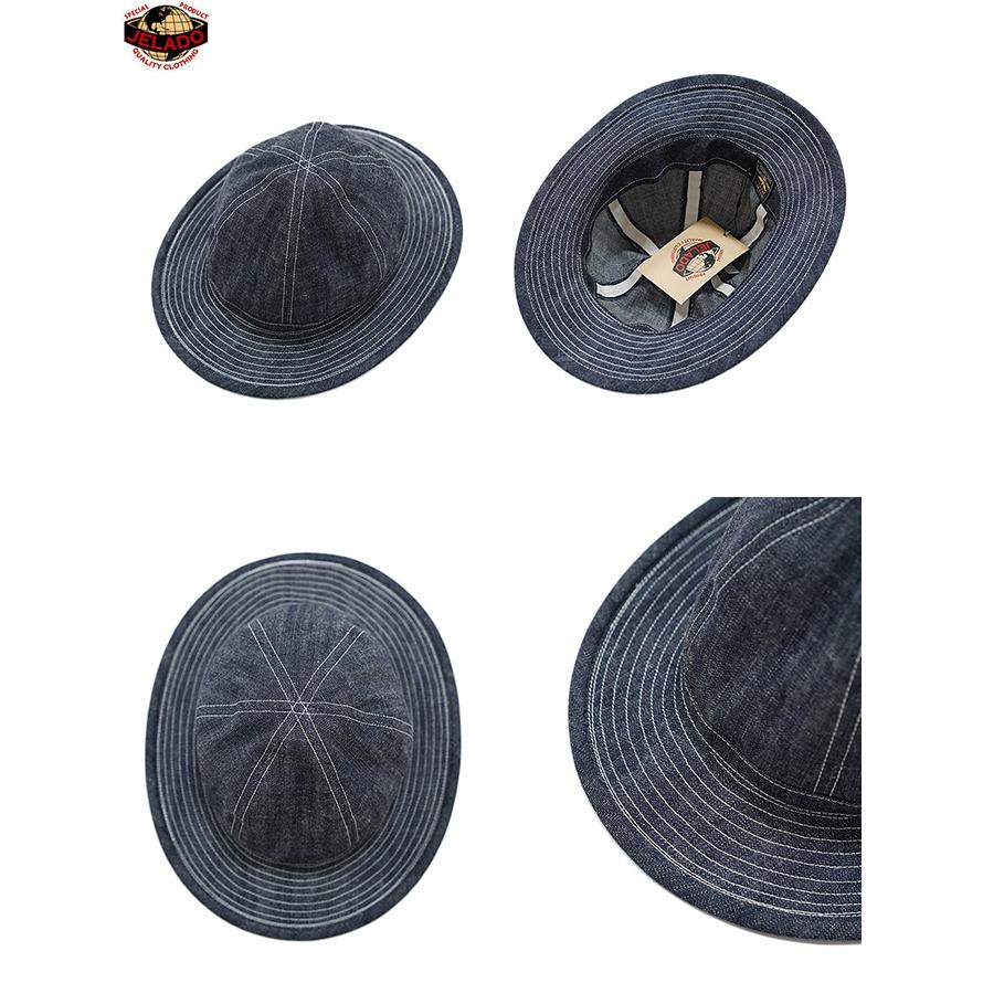 ジェラード　JELADO　CT02646　CM37 Denim Fatigue Hat　[ LAST RESORT DENIM ]　デニムハット　アメカジ　メンズ　 | JELADO | 01