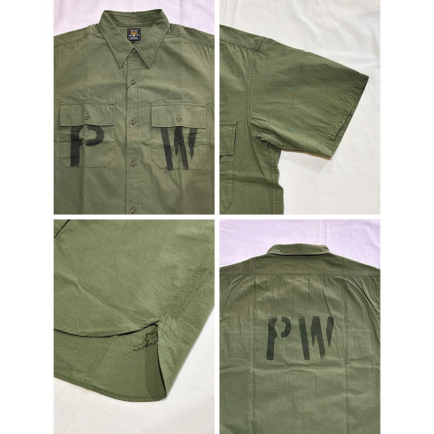 ジェラード　JELADO　CT21114B　オフィサーシャツ [ Officer Shirt ] [ PW Stencil Custom ]　アメカジ　メンズ　オープンシャツ | JELADO | 02