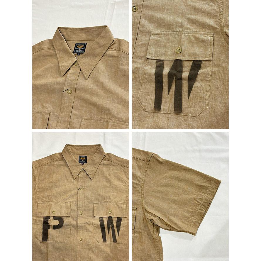 ジェラード　JELADO　CT21114B　オフィサーシャツ [ Officer Shirt ] [ PW Stencil Custom ]　アメカジ　メンズ　オープンシャツ | JELADO | 04