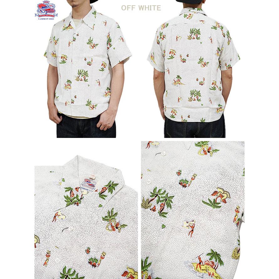 SUN SURF SPECIAL EDITION（サンサーフスペシャルエディション） 　DK38677　半袖アロハシャツ　 DUKE'S POLKA-DOTS 　 Duke Kahanamoku 　 アメカジ   メンズ | DUKE KAHANAMOKU | 03