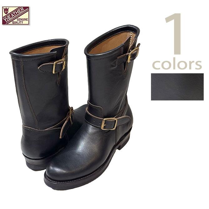 ワイツーレザー　Y'2 LEATHER　EB-01　エコホースエンジニアブーツ  ECO HORSE（馬革） [ BLACK (Tea Core) ] Engineer Boots 日本製 | 