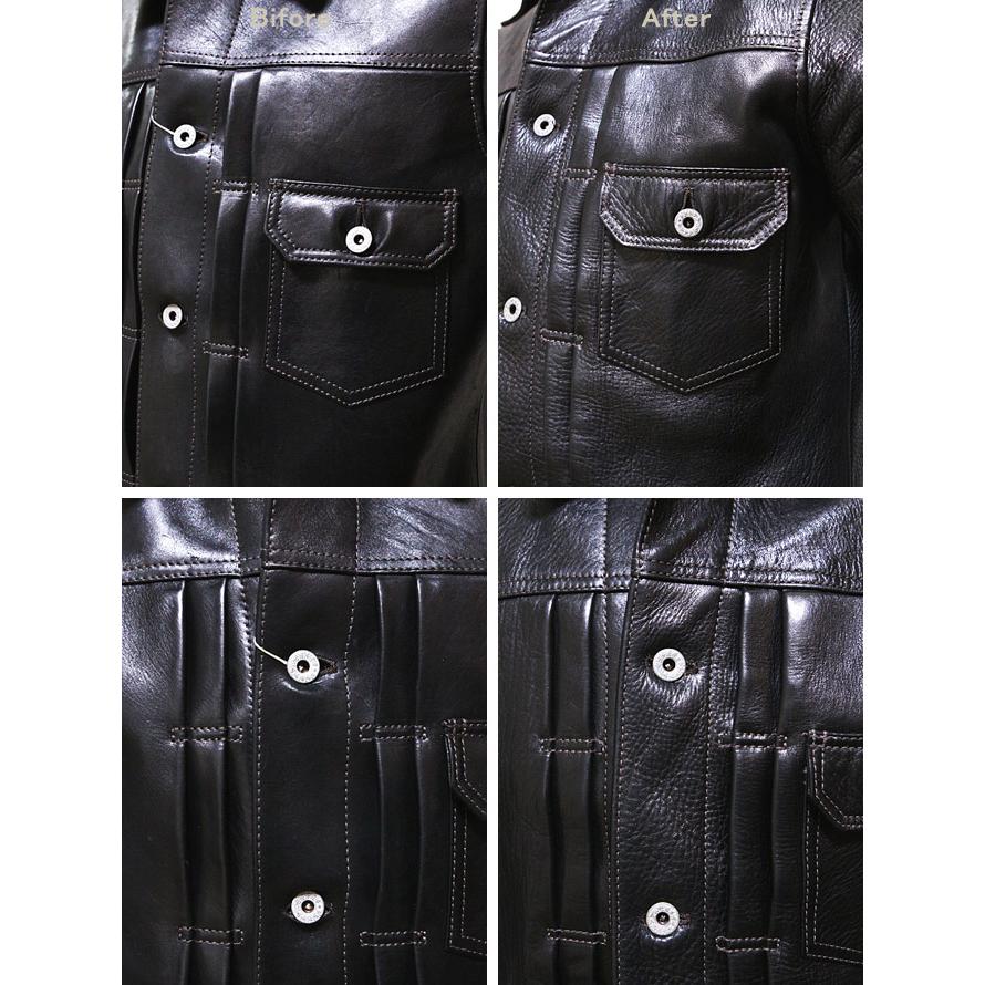 Y'2 LEATHER（ワイツーレザー） 　EB-140　エコホースGジャン　1stタイプジャケット　 馬革 　再入荷   アメカジ   メンズ   レザージャケット    Gジャン｜lua-shopping｜05