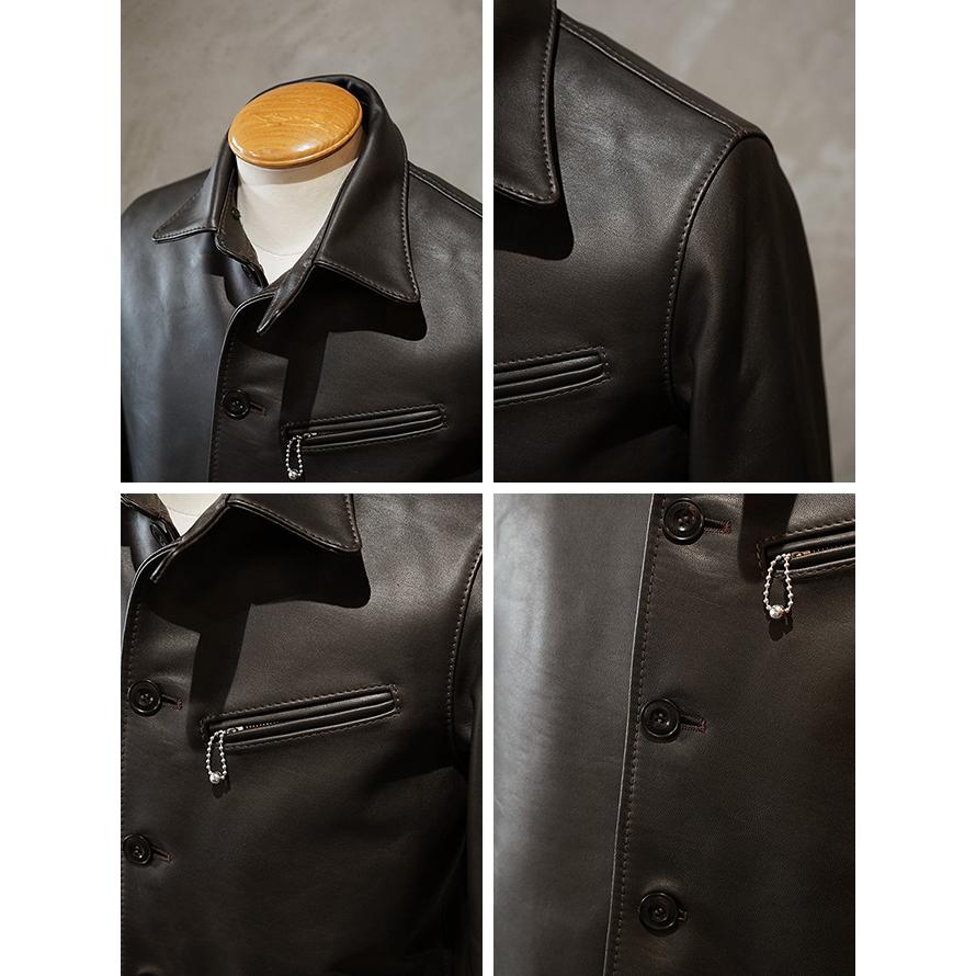 ワイツーレザー　Y'2 LEATHER　FC-77　Faded Horse Car Coat [ Faded Horse ] [ 馬革 ] [ Black ( TEA-CORE ) ]　アメカジ   メン… |  | 02