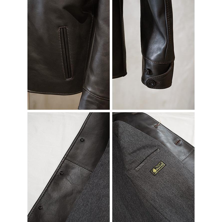 ワイツーレザー　Y'2 LEATHER　FC-77　Faded Horse Car Coat [ Faded Horse ] [ 馬革 ] [ Black ( TEA-CORE ) ]　アメカジ   メン… |  | 03
