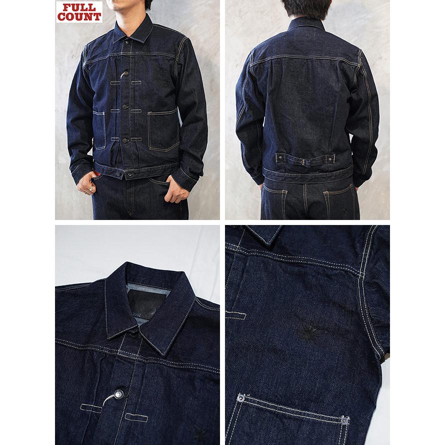 フルカウント　FULLCOUNT x GDC　GFC2002　　クラシックプリーティドデニムジャケット　[ Classic Pleated Denim Jacket ]　ジージャン　アメカジ　メンズ | FULLCOUNT | 01