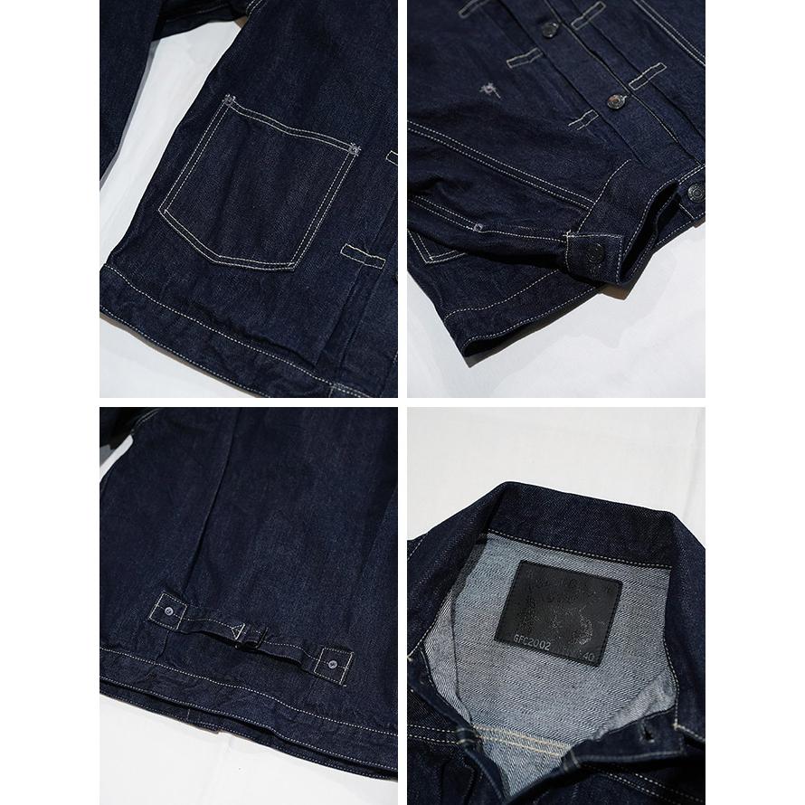 フルカウント　FULLCOUNT x GDC　GFC2002　　クラシックプリーティドデニムジャケット　[ Classic Pleated Denim Jacket ]　ジージャン　アメカジ　メンズ | FULLCOUNT | 02