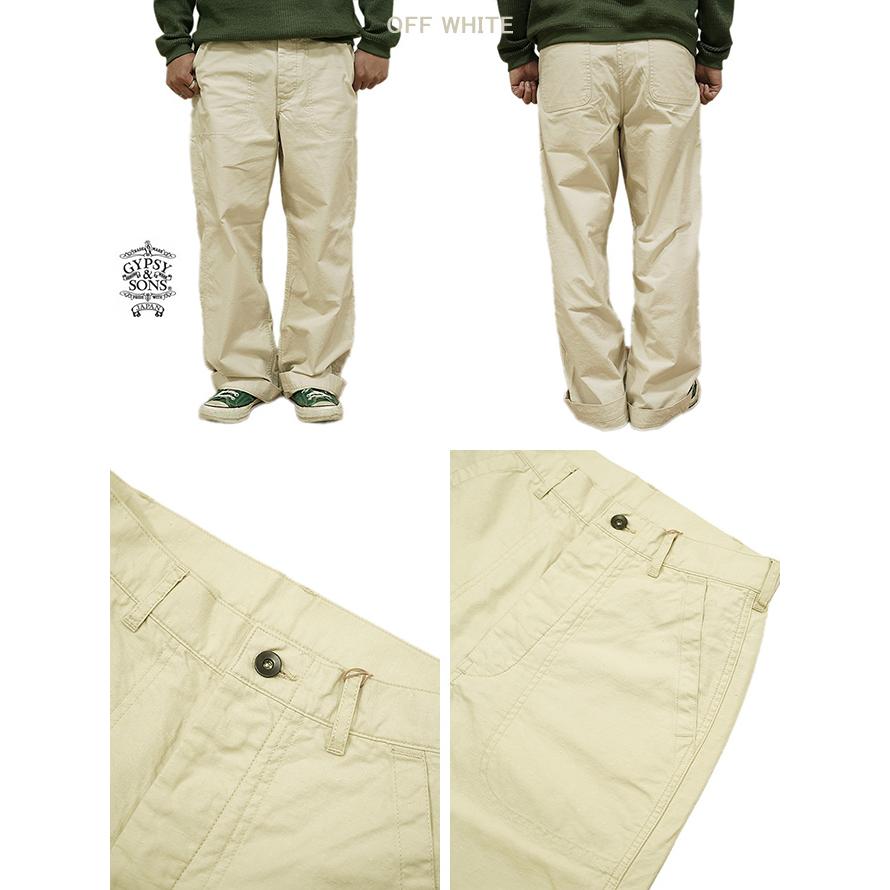 GYPSY&SONS 40S ネップバックチノトラウザーズGS2449917 40S NEP BACK CHINO TROUSERS 40S ネップバック チノ トラウザー