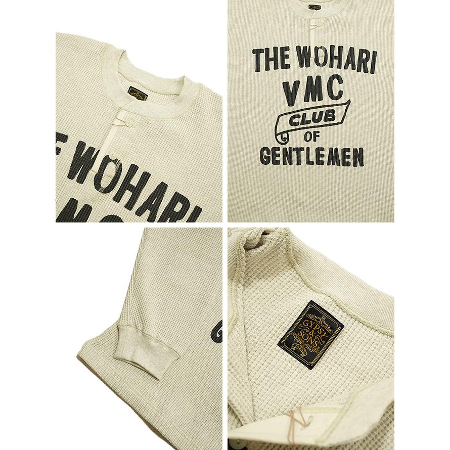 ジプシー&サンズ　GYPSY & SONS　GS2449956　プリントサーマルロンT　[ WAFFLE HENRY TEE ] [ VMC ]　サーマル　アメカジ　メンズ | GYPSY&SONS | 03