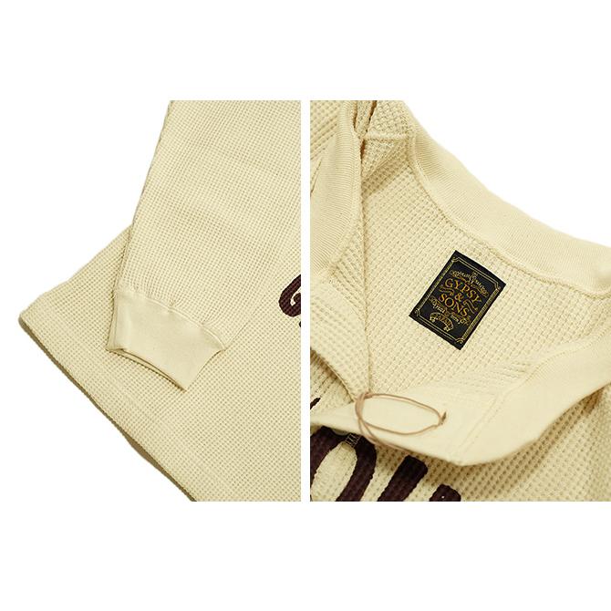 ジプシー&サンズ　GYPSY & SONS　GS2449956　プリントサーマルロンT　[ WAFFLE HENRY TEE ] [ VMC ]　サーマル　アメカジ　メンズ | GYPSY&SONS | 05