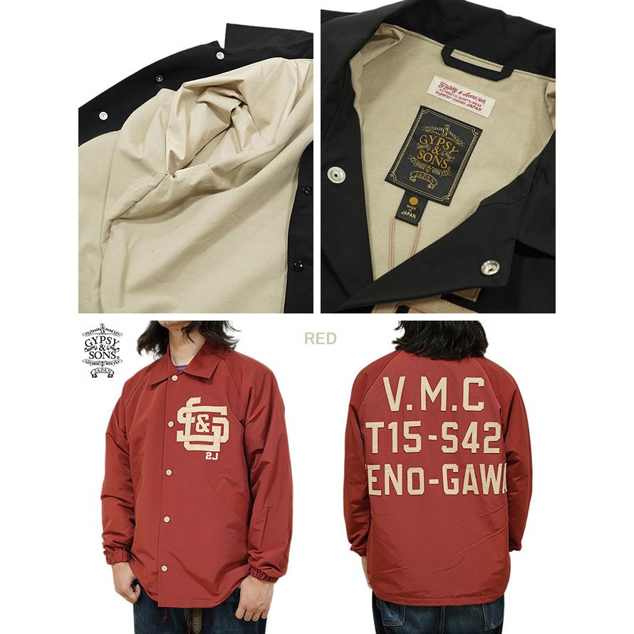 ジプシー & サンズ　GYPSY & SONS　GS2529908　V.M.C コーチジャケット　[ V.M.C 60/40 COACH JKT ]　コーチジャケット　アメカジ　メンズ | GYPSY&SONS | 03