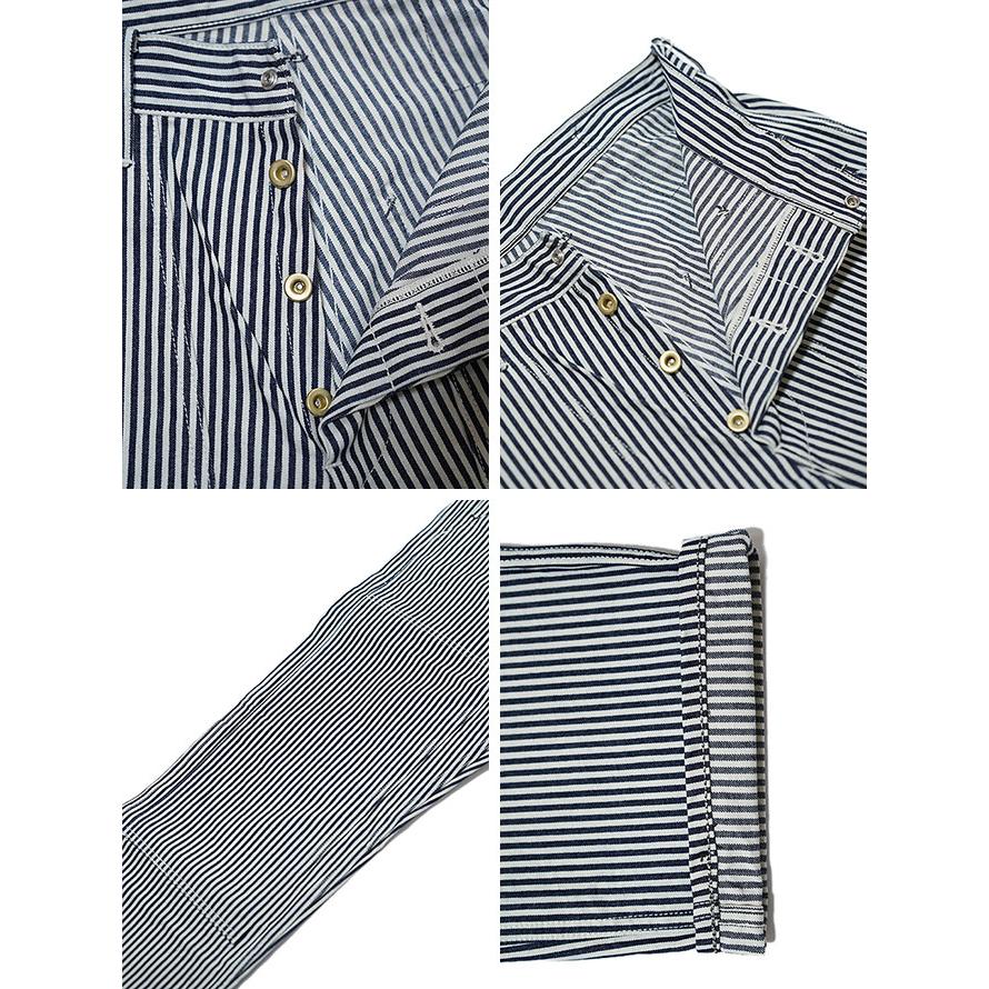 HEAD LIGHT (ヘッドライト) 　HD42351 11oz. EXPRESS STRIPE DOUBLE FRONT DUNGAREES  実名復刻   ワークパンツ   アメカジ   メンズ | HEAD LIGHT | 02