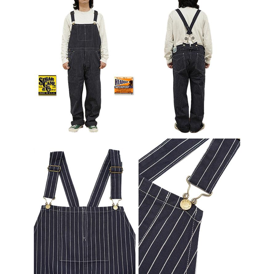 ヘッドライト　HEAD LIGHT　HD42498　【 8oz. 】 SPECIAL WOOVEN STRIPE LOW BACK OVERALL　ストライプローバックオーバーオール　[ 実名復刻モデル ]　アメカジ | HEAD LIGHT | 01