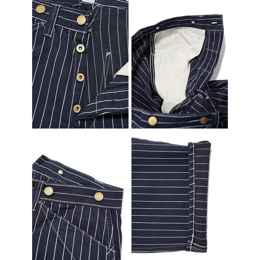 ヘッドライト　HEAD LIGHT　HD42499　【 8oz. 】 SPECIAL WOOVEN STRIPE WAIST OVERALL　ストライプワークパンツ　[ 実名復刻モデル ]　アメカジ | HEAD LIGHT | 02