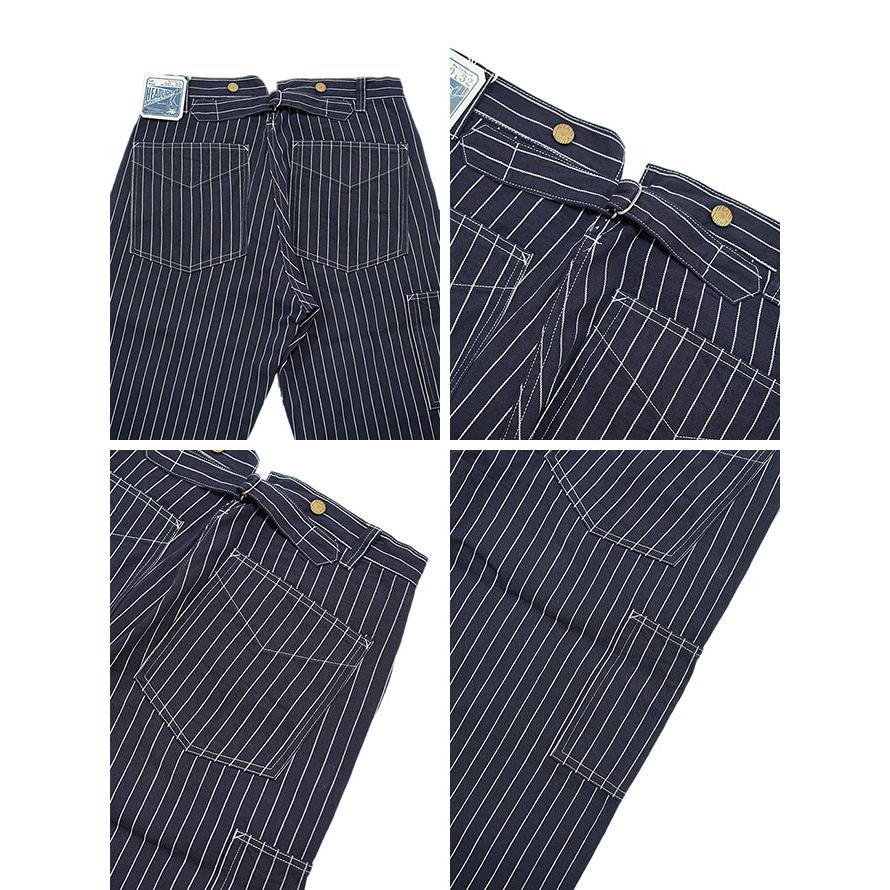 ヘッドライト　HEAD LIGHT　HD42499　【 8oz. 】 SPECIAL WOOVEN STRIPE WAIST OVERALL　ストライプワークパンツ　[ 実名復刻モデル ]　アメカジ | HEAD LIGHT | 03
