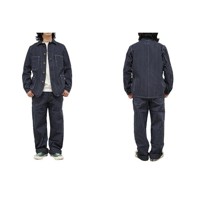 ヘッドライト　HEAD LIGHT　HD42499　【 8oz. 】 SPECIAL WOOVEN STRIPE WAIST OVERALL　ストライプワークパンツ　[ 実名復刻モデル ]　アメカジ | HEAD LIGHT | 04