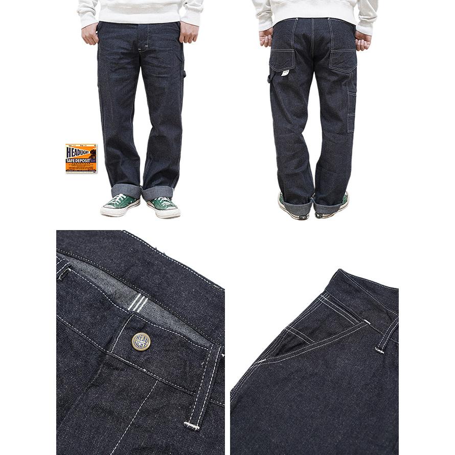 ヘッドライト　HEAD LIGHT　HD42555　11oz. BLUE DENIM ZIP FLY DUNGAREES　[ 実名復刻モデル ]　ワークパンツアメカジ | HEAD LIGHT | 01