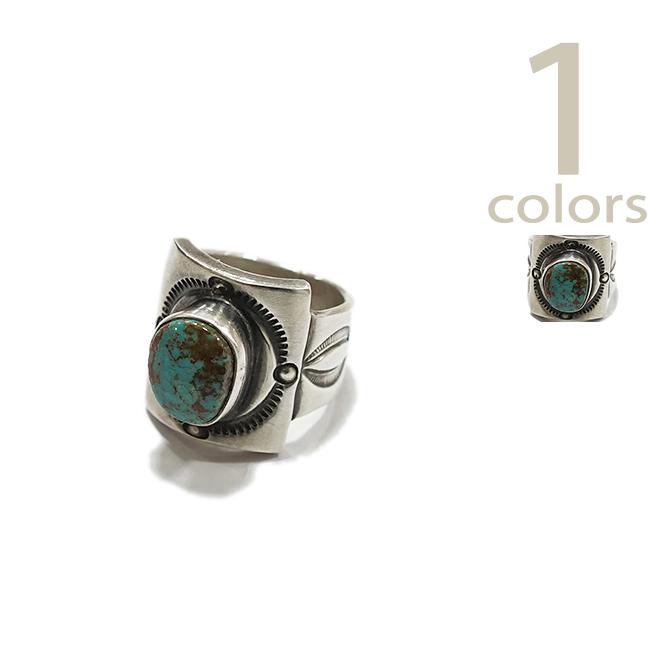 ハーマンバンデバー　Herman Vandever　HVR-1　シールドリング　Shield Ring　[ Turquoise MT ]　[ 21号 ]　Indian Jewelry　NAVAJO | 