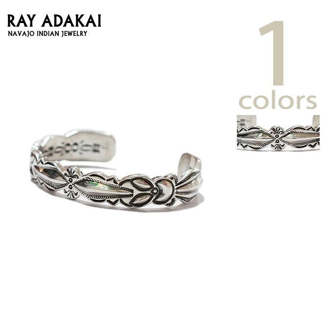 RAY ADAKAI（レイアダカイ）  ダブルスタンプシルバーブレスレットDBL/STP Brac（1/2in）  Indian Jewelry   NAVAJO | 