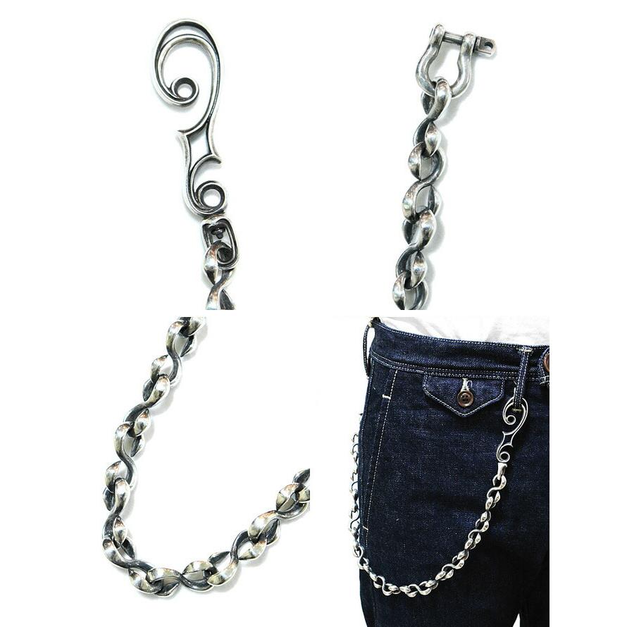 Inception ウォレットチェーン シルバー INCEPTION/インセプション】「F-Hole S-Kan Wallet Chain”SILVER