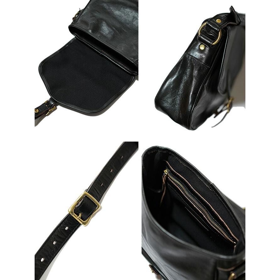 Inception by OPUS（インセプション・オーパス） 　IPHSB-01ホースハイドメールバッグ S　 馬革 茶芯   レザーバッグ   アメカジ   メンズ |  | 02