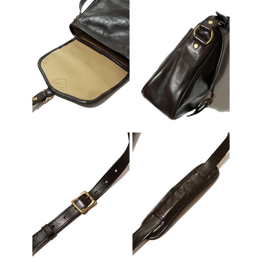 Inception by OPUS（インセプション・オーパス） 　IPHSB-01ホースハイドメールバッグ M　 馬革 茶芯   レザーバッグ   アメカジ   メンズ |  | 02