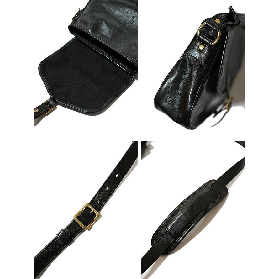 Inception by OPUS（インセプション・オーパス） 　IPHSB-01ホースハイドメールバッグ M　 馬革 茶芯   レザーバッグ   アメカジ   メンズ |  | 08