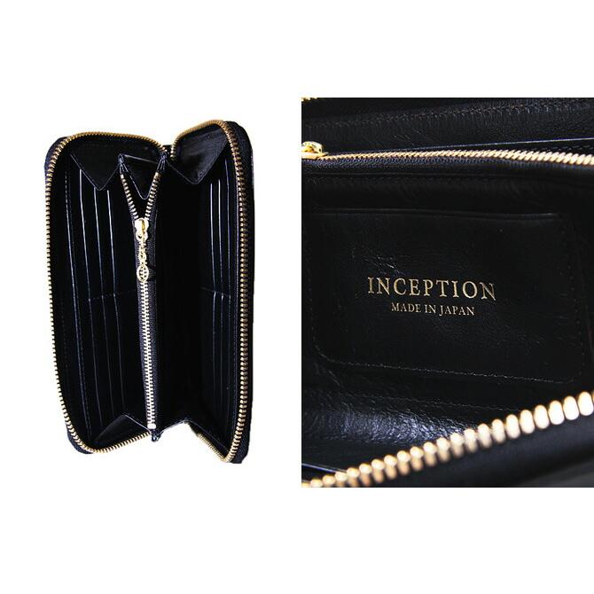 Inception by OPUS（インセプション・オーパス） 　IPHSW-01　ホースハイドラウンドジップロングウォレット　 馬革 茶芯 　 アメカジ   メンズ   財布 |  | 02