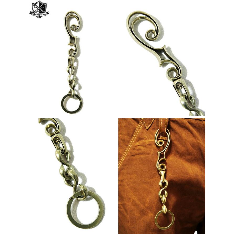 Inception by OPUS（インセプション）  真鍮製Ｓカンキーホルダー  アメカジ   メンズ   真鍮小物   アクセサリー |  | 01