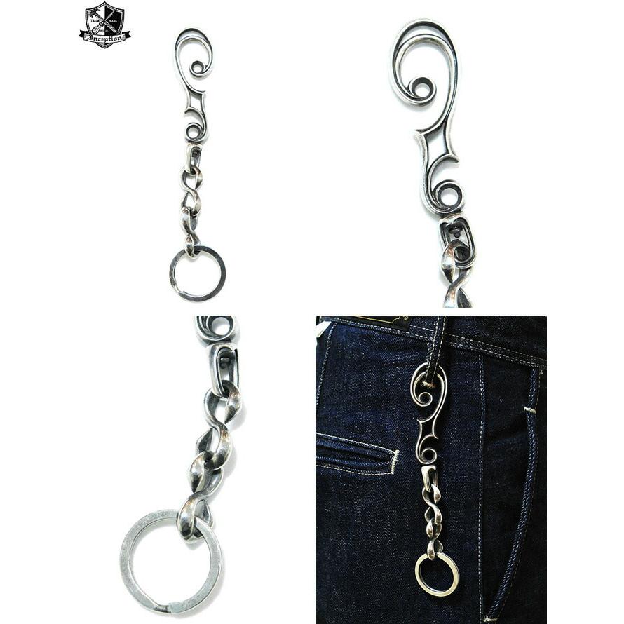 Inception by OPUS（インセプション）  シルバーメッキ製Ｓカンキーホルダー  アメカジ   メンズ   シルバー小物   真鍮小物   アクセサリー |  | 01