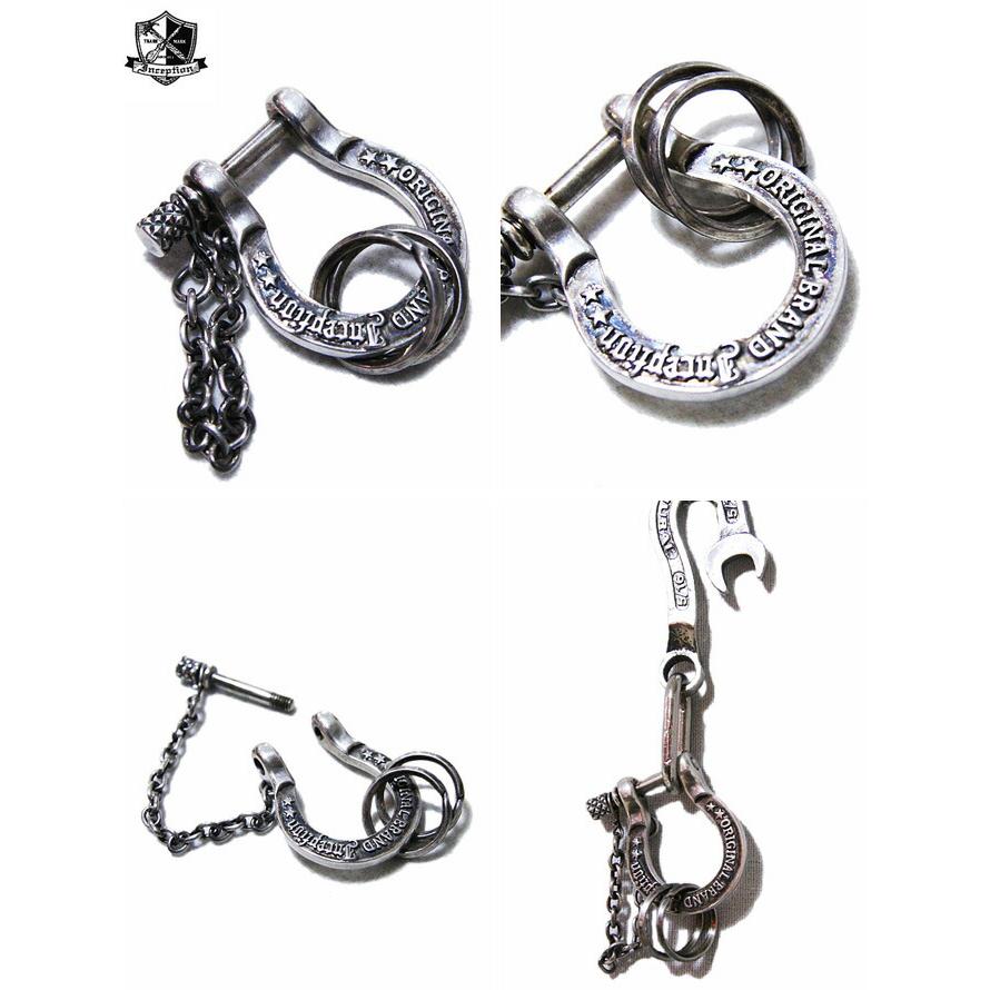 Inception by OPUS（インセプション）  IPS-01　シャックルキーホルダー　 Shackle Key Holder 　 シルバーメッキ   アメカジ   メンズ   真鍮小物   アクセ… |  | 01
