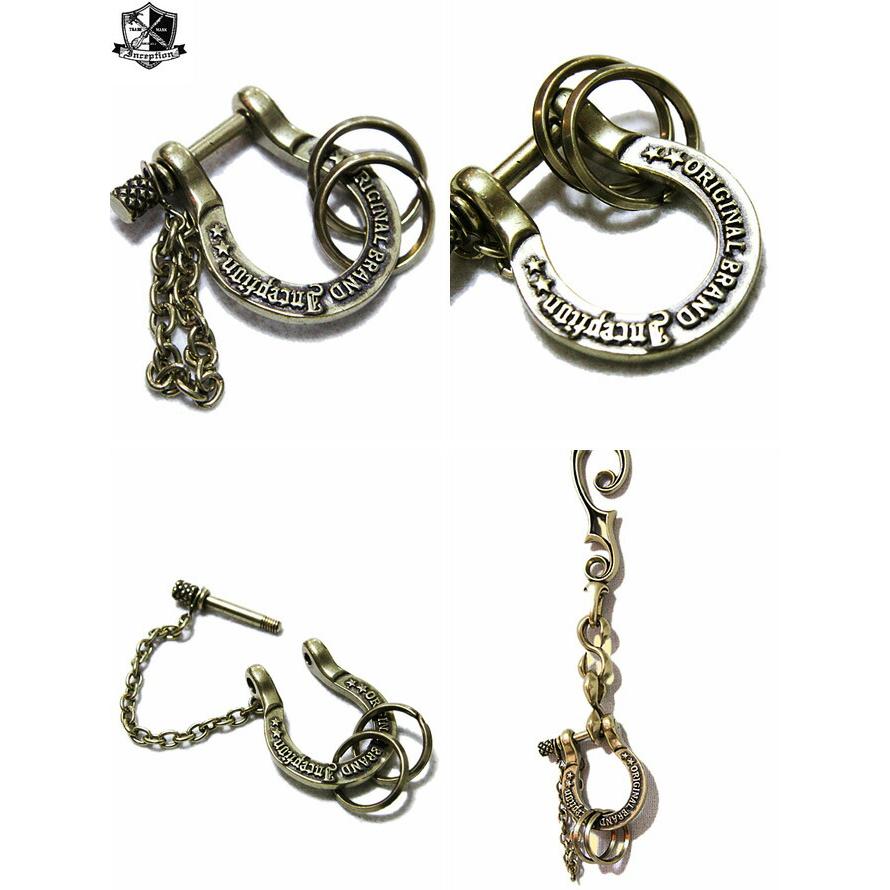 Inception by OPUS（インセプション）  IPS-02　シャックルキーホルダー　 Shackle Key Holder 　 ブラス   アメカジ   メンズ   真鍮小物   アクセサリー |  | 01