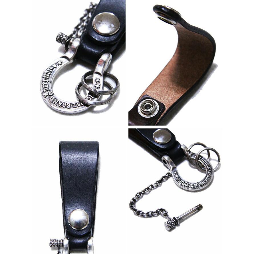 Inception by OPUS（インセプション）  IPSK-01　UKサドルシャックルキーホルダー　 UK Saddle Shackle Key Holder 　 シルバーメッキ   アメカジ   メンズ  … |  | 01