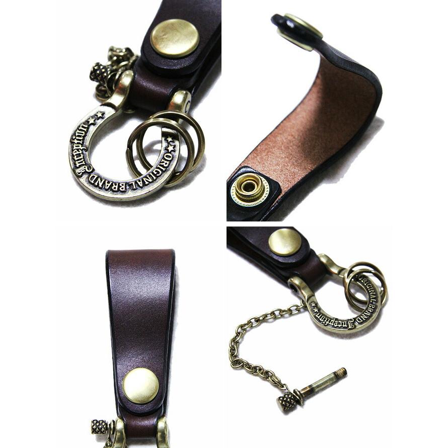 Inception by OPUS（インセプション）  IPSK-02　UKサドルシャックルキーホルダー　 UK Saddle Shackle Key Holder 　 ブラス   アメカジ   メンズ   真鍮小… |  | 01