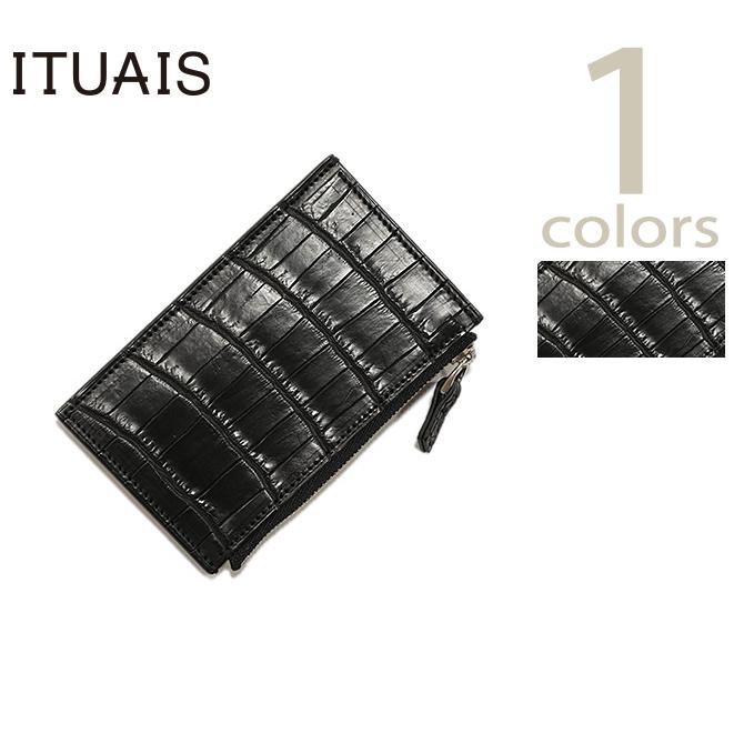 イトゥアイス　ITUAIS　IT-02　ポロサスクロコフラグメントケース  CROCODILE POROSUS Fragment Case　鰐革   Box Calf Alpine | 