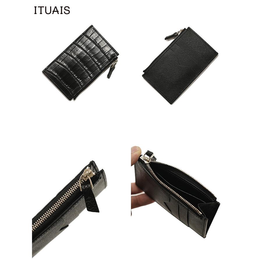 イトゥアイス　ITUAIS　IT-02　ポロサスクロコフラグメントケース  CROCODILE POROSUS Fragment Case　鰐革   Box Calf Alpine |  | 01