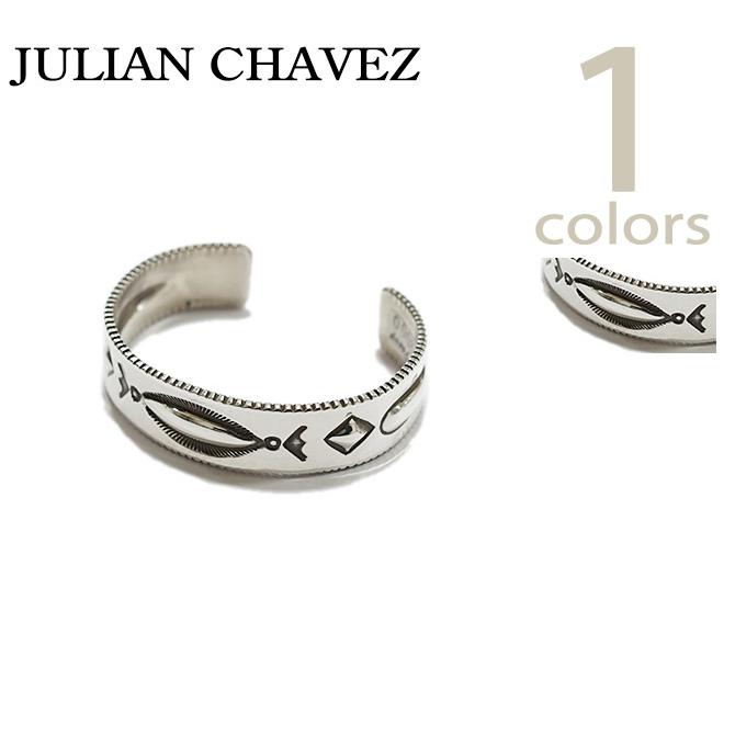 ジュリアンチャベス　JULIAN CHAVEZ　JCB-1　リポウズスタンプシルバーバングル [ Repousse Bangle ]  Indian Jewelry   NAVAJO | 