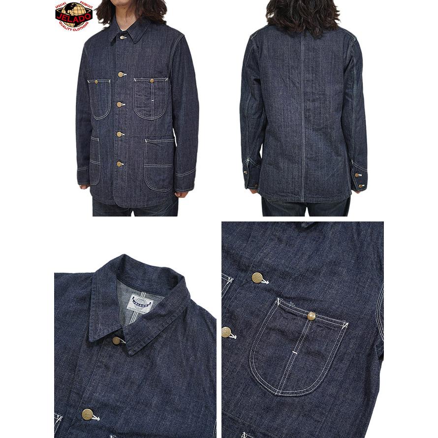 ジェラード　JELADO　JP94491J　491J Coverall　[ LASTRESORT DENIM ]　カバーオール　アメカジ　メンズ | JELADO | 01