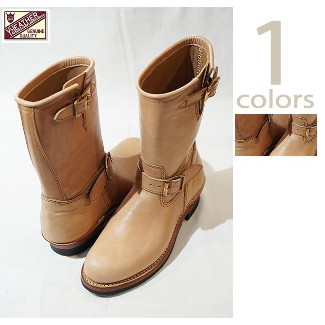ワイツーレザー　Y'2 LEATHER　KB-01　柿渋エンジニアブーツ　[ KAKISHIBU HORSE ENGINNER BOOTS ] [ KAKISHIBU DYED HORSE（馬革） ] 日本製 | 