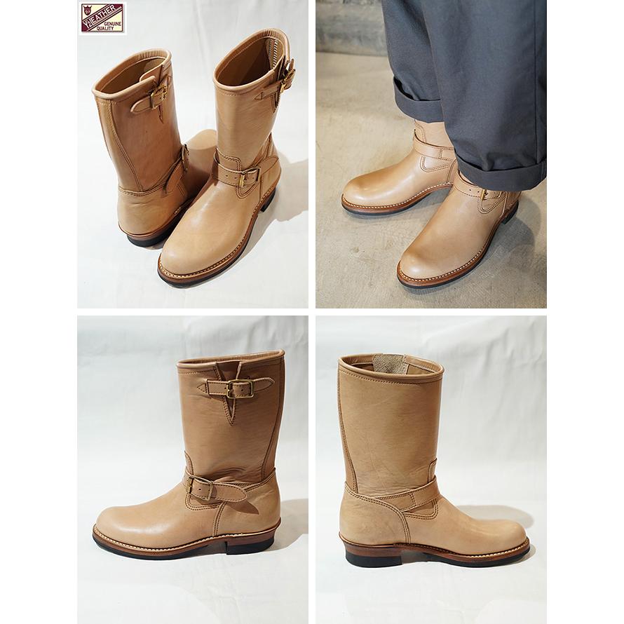 ワイツーレザー　Y'2 LEATHER　KB-01　柿渋エンジニアブーツ　[ KAKISHIBU HORSE ENGINNER BOOTS ] [ KAKISHIBU DYED HORSE（馬革） ] 日本製 |  | 01