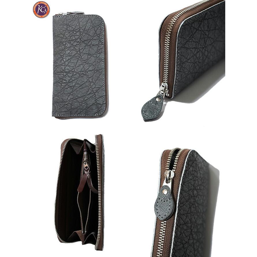 KC'S（ケーシーズ） 　KIW037　ウォレット ラウンドジップ3　 ELEPHANT（ゾウ革） 　 アメカジ   メンズ   財布・サイフ |  | 01