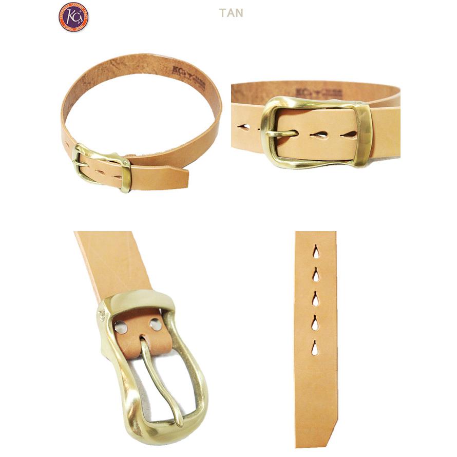 KC'S（ケーシーズ）  1 3/4インチブライドルバックル付きレザーベルト  米国製オイルステアハイド   LUA別注モデル   アメカジ   メンズ |  | 01